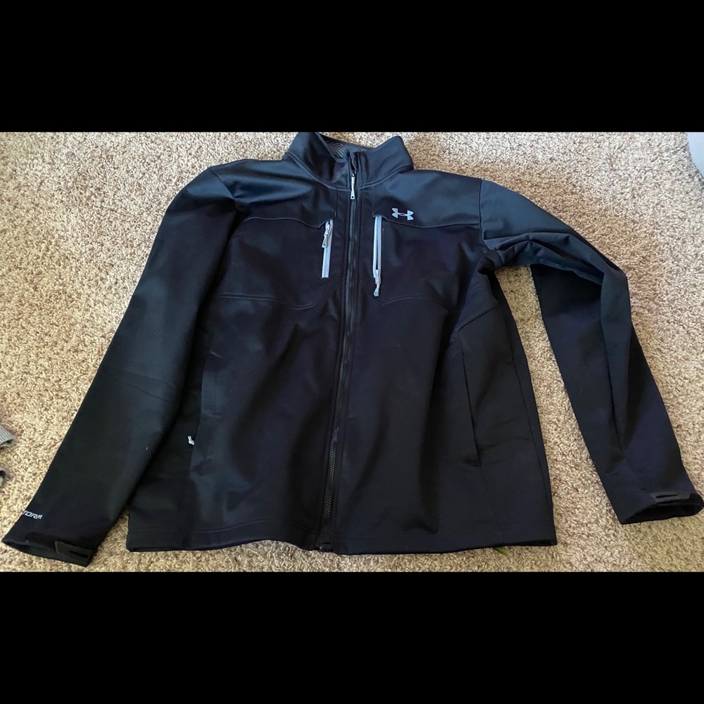 Men’s under armor soft shell jacket black 3XL